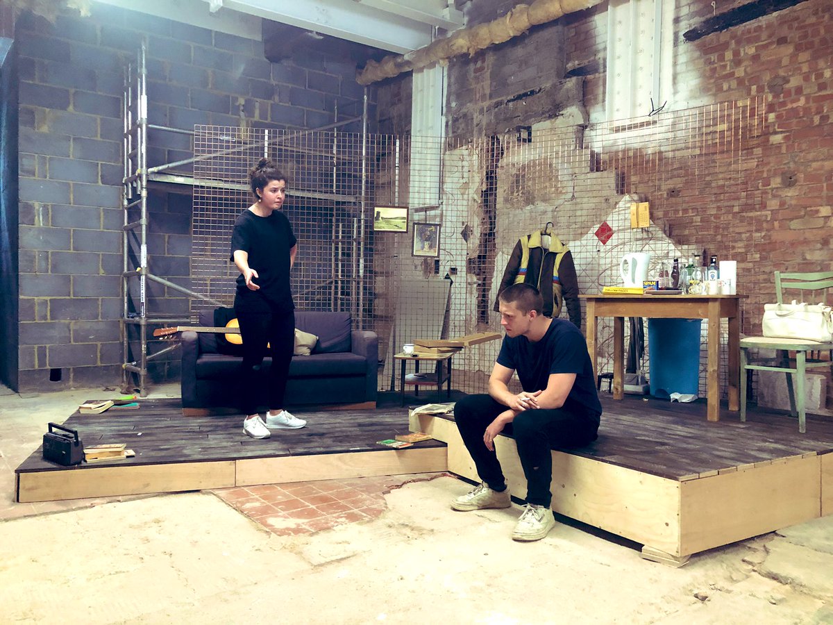 victorlirio's tweet photo. #FirstLook—These guys smashing it! Exploring this play has been revelatory. More set elements to come! #rehearsals #socialdistancetheatre #soundstage #multicam #livestreamproduction #EdwardAllanBaker @nancy_farino @James_Burman @BOVTS https://t.co/tmmWQSQ9FG
