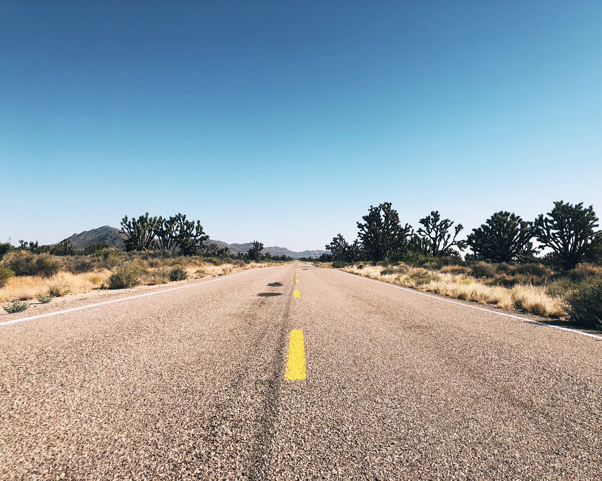 skanktalk's tweet photo. We drove and drove and we made it to a part of the country that’s still green! The roads in Colorado are mostly very good. The roads in the Mojave desert are most definitely not. #roadtrip #isolationvacation https://t.co/3P2jqB8DA4