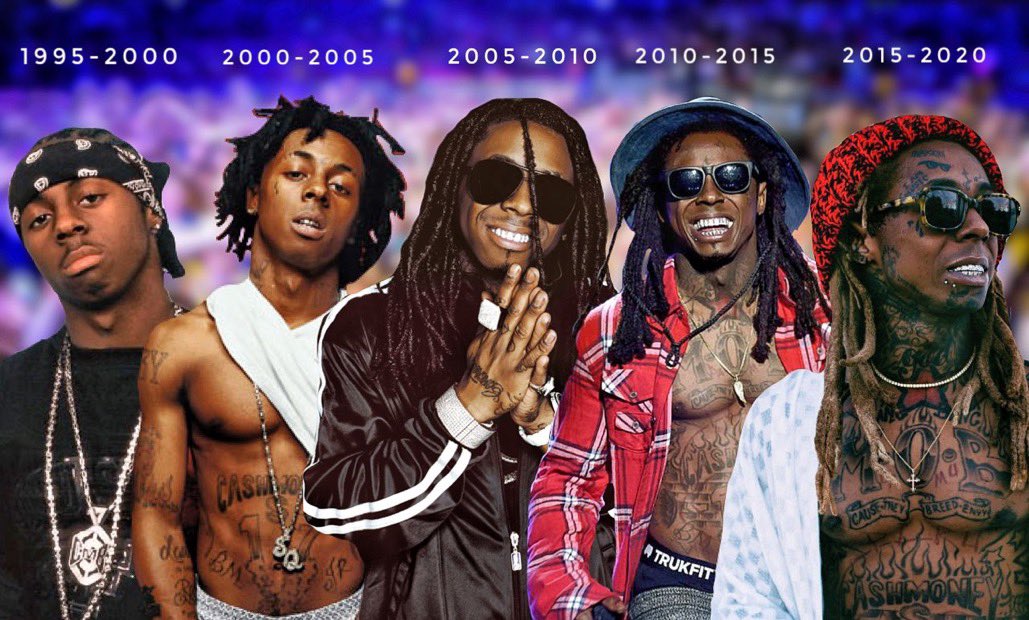 RapCentury_'s tweet photo. What’s your favorite era of Lil Wayne? https://t.co/gguCKvqOMA