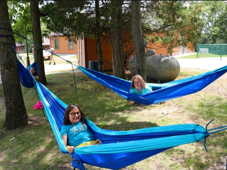 GoSIRC's tweet image. #Tbt to hammock time at Fanari camp. Hope you're all enjoying your summer as much as you can! #StayingSocialWhileDistancing #GoSIRC