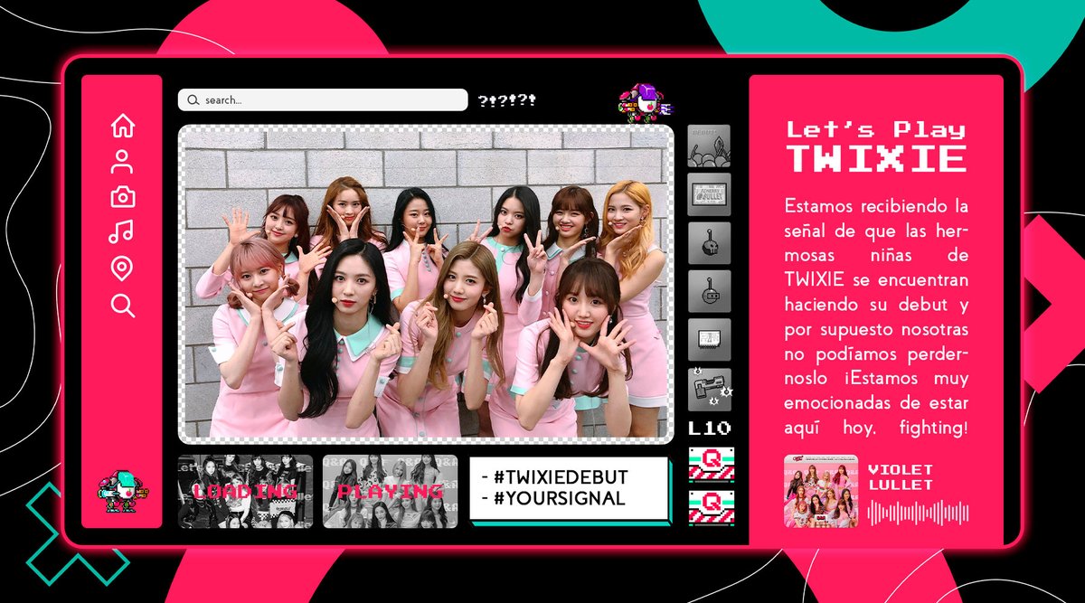 lullet_official's tweet photo. ⠀룰렛 ⋆ press 𝕤𝕥𝕒𝕣𝕥 to continue! ꗃ let's 𝗽𝗹𝗮𝘆 at [ #TWIXIEDEBUT + #YOURSIGNAL ] 🍒

Estamos recibiendo la señal de que las hermosas niñas de TWIXIE se encuentran haciendo su debut y nosotras no nos podíamos perdernos del mismo ¡Gracias por invitarnos lindas! 👽🖤 https://t.co/4PvuZvbeGy