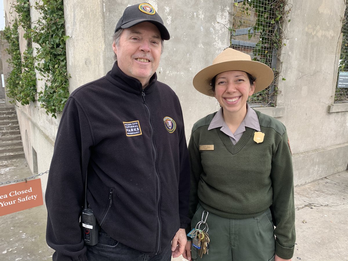 GoldenGateNPS's tweet photo. Behind every #volunteer is a stellar VIP supervisor. Today, we celebrate a former volunteer, intern & now NPS VIP supervisor and Interp Ranger, Wendy! She first started as a volunteer on Alcatraz in 2011. Learn more about her journey on Facebook: https://t.co/AC5XOibPdI
#VIP50 🥳 https://t.co/WhOK9arRzq