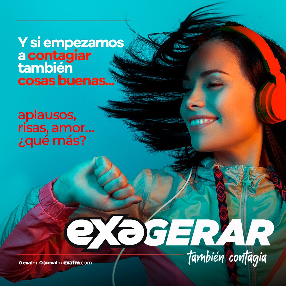 LasPajarasExa's tweet photo. Vamos a contagiarnos... pero de cosas buenas. #EXAgerar también contagia. ✨😍 https://t.co/Q5qBZAH46b