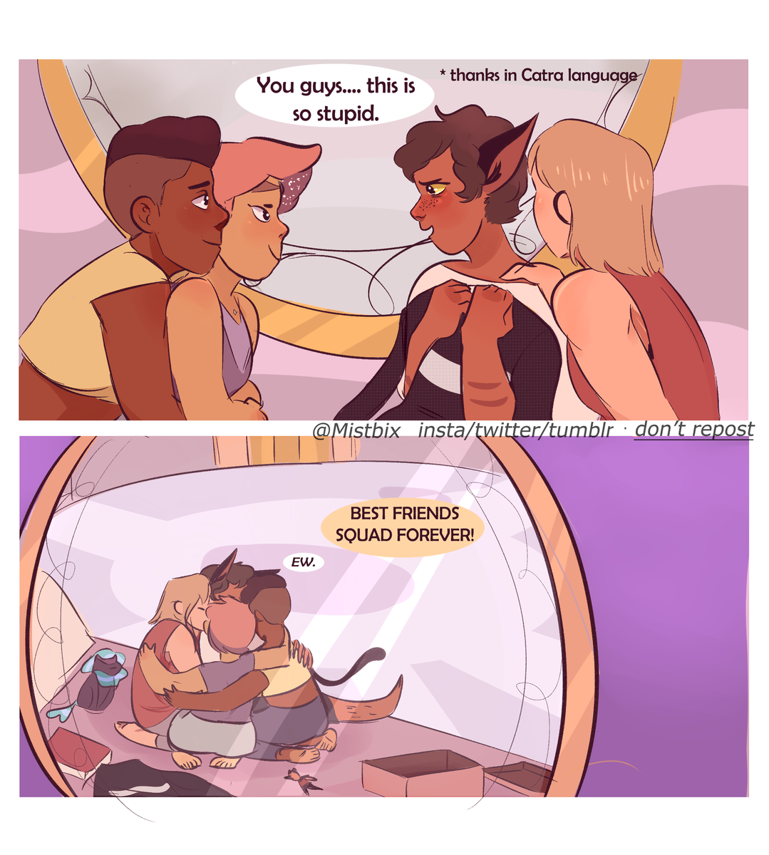 welcome to the best friends squad, officially #SheRa 