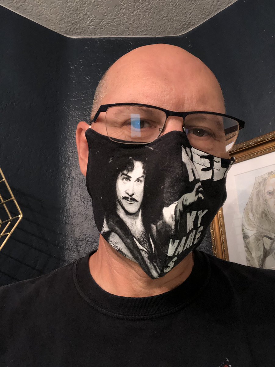 AskMeWhyIHurt's tweet photo. Hello. My name is Inigo Montoya and you should wear a mask! https://t.co/4Z3yXoKiwP