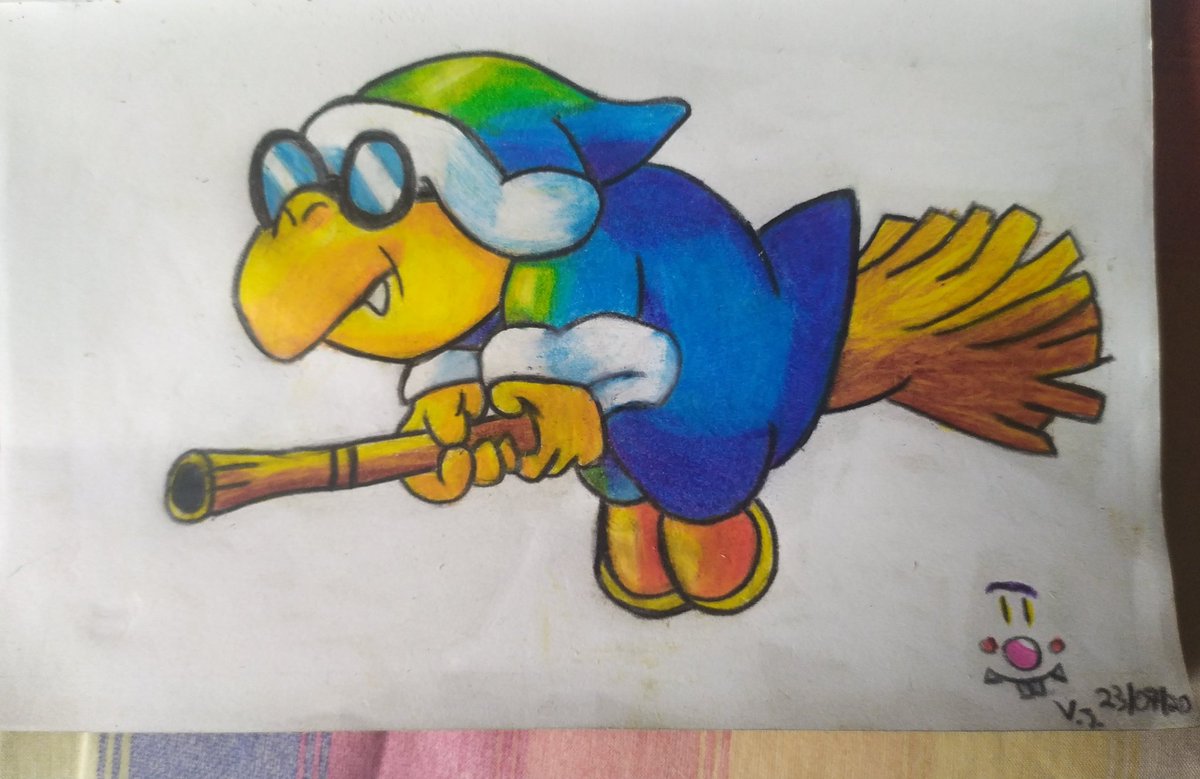 UzzyVonLion's tweet photo. Flying Kamek
Did I mention that I love Yoshi's story? xD
Hehehe again, I love the colors
#snes #nintendo #yoshisisland #kamek #magickoopa #yoshi https://t.co/4XzXcSFyLy