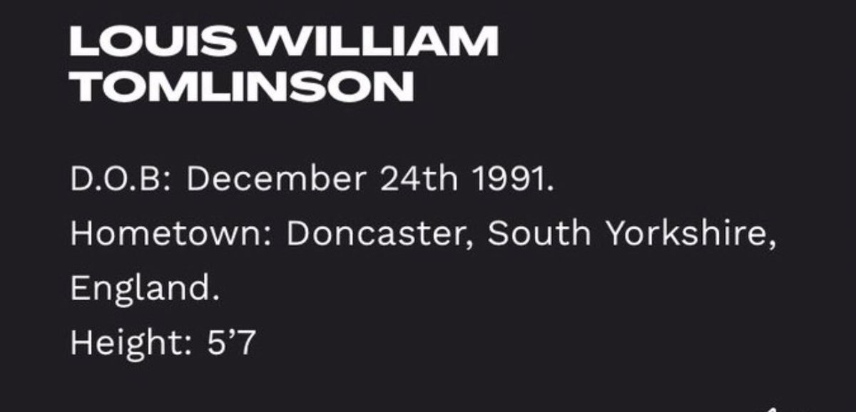 mikerackisbig's tweet photo. hey @Louis_Tomlinson are u aware the one direction anniversary website says youre 5’7” &amp; not 5’10”? thoughts? wanna tell the truth? #10YearsOneOfDirection https://t.co/4thmT3QLnX
