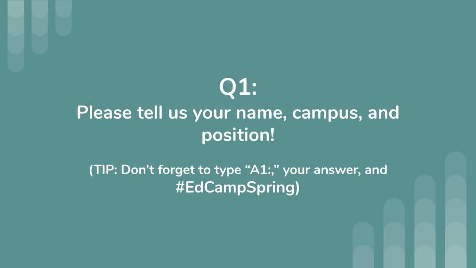 jalexander_EdD's tweet photo. #EdCampSpringChat https://t.co/eXT2b4PSs9