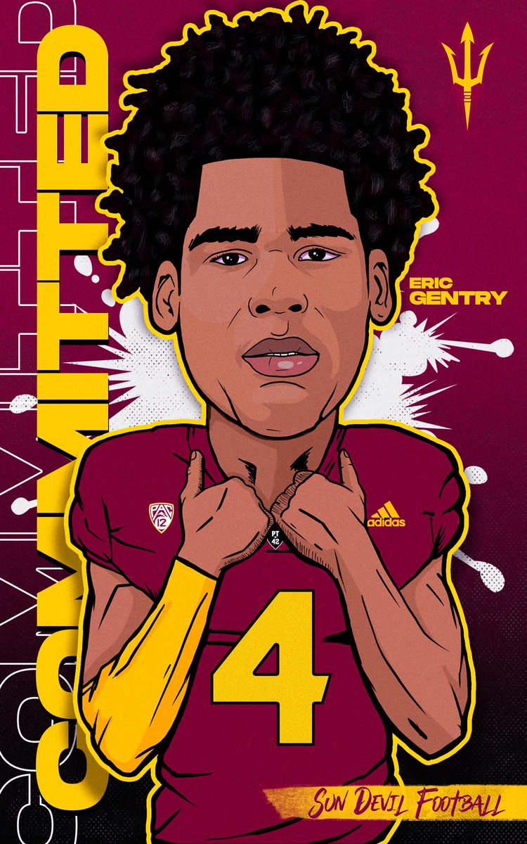 2021 3* WDE Eric Gentry commits to Arizona State r/CFB