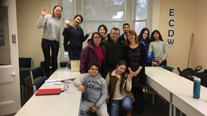 LanguagesInt's tweet image. Today’s is Cristian from Colombia’s last day at Languages International. We’ll miss seeing you in class each day, Cristian, but come back and visit the LI family anytime. You are always welcome! ❤️

Thank you, Martina for this lovely class photo.