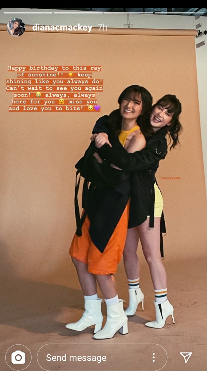 iloveDandF's tweet photo. Basta dito tlga ako as in! From the choice of words up to how she delivers it at samahan mo pa ng perfect emojis. Sa'n ka pa JowaBes na JowaBes! 

HAPPYBDAY FRANKI https://t.co/yAaBC00JVZ