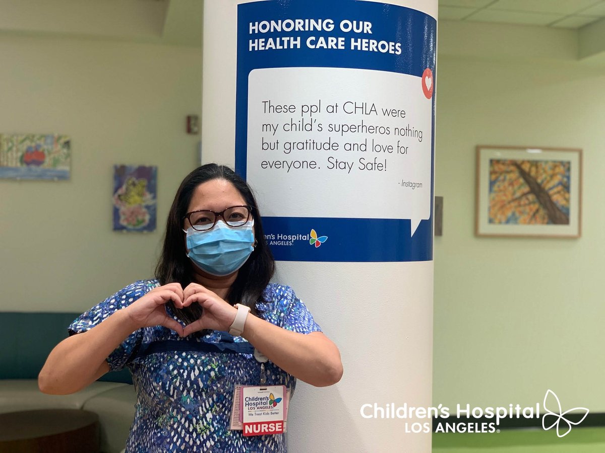 ChildrensLA's tweet photo. Your kindness matters! Our team members have been touched by the love and support of the community during the COVID-19 pandemic. To show these CHLA heroes just how appreciated they are, we posted your social media messages throughout the hospital. Thanks for cheering the team on! https://t.co/wTTzL0Rvon