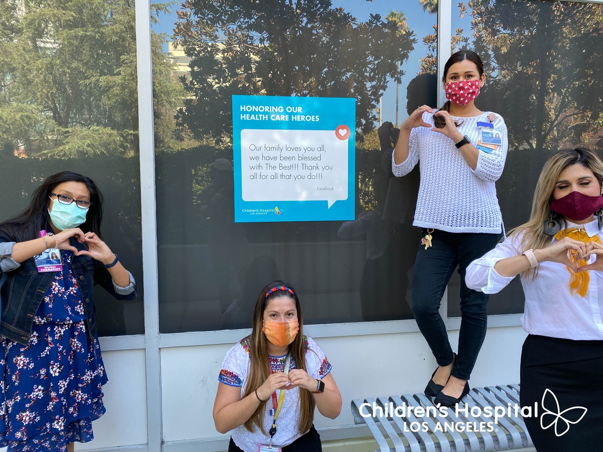 ChildrensLA's tweet photo. Your kindness matters! Our team members have been touched by the love and support of the community during the COVID-19 pandemic. To show these CHLA heroes just how appreciated they are, we posted your social media messages throughout the hospital. Thanks for cheering the team on! https://t.co/wTTzL0Rvon