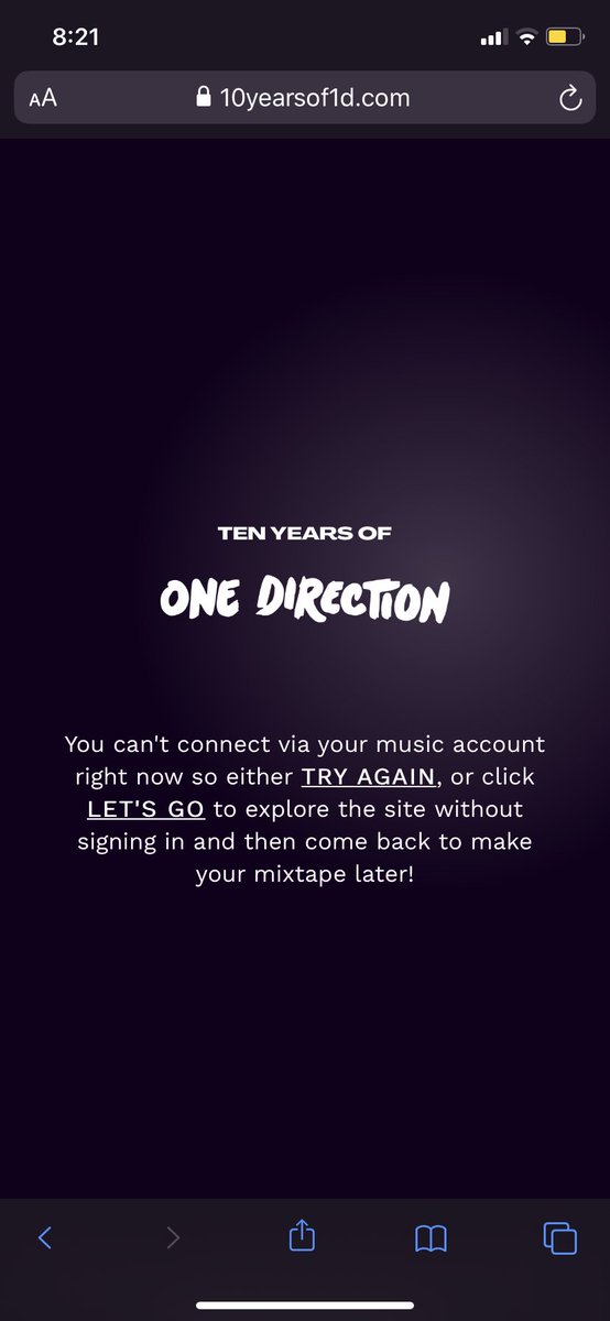 prishathap's tweet photo. is the mixtape working for anyone i’ve tried a million times already what if it works later this week and it’s a new song or something #onedirectionwebsite #10YearsOneOfDirection https://t.co/WzFru4aPdr
