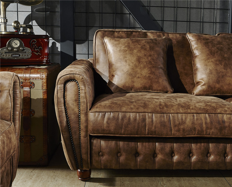 FurnitureCohen's tweet image. Why our retro leather corner sofa is so outstanding? #retroleathercornersofa #distressedgrayleathersofa #classicleathersofa