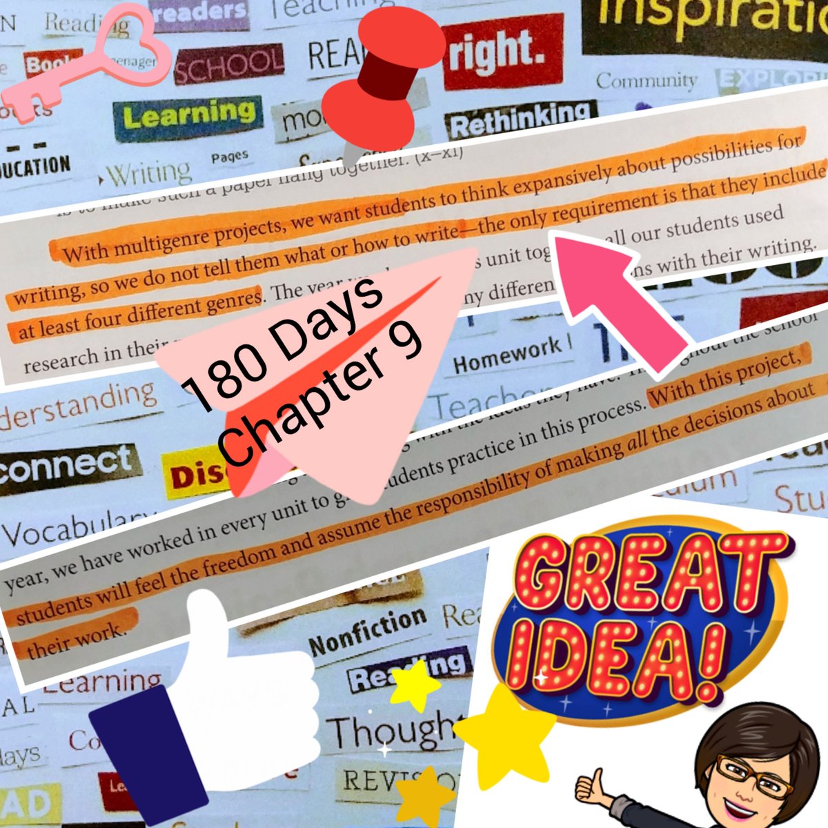 PinateachGT's tweet photo. Empower with choice! #booksnaps #180Daysbookstudy @NISDPease @NISD @KellyGToGo @pennykittle @WeGoPublic #leadingthepack @nisdmsela #TeachersCan @NISDGTAA #NISDsummerlearning. https://t.co/E9LHTEKcms