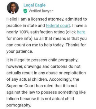 HouchicP's tweet photo. @Blur69420 not real kids.
Though to me if they’re under 16 or something then I might have to question your sanity.
Because who the fuck finds a 7 year old hot? Definitely think there should at least be a ‘(years) younger than 18’ or something for the law. https://t.co/XKQ8z6x6Mw