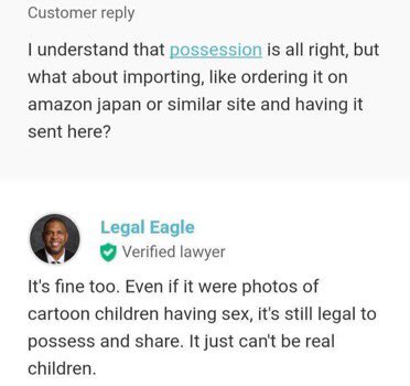 HouchicP's tweet photo. @Blur69420 not real kids.
Though to me if they’re under 16 or something then I might have to question your sanity.
Because who the fuck finds a 7 year old hot? Definitely think there should at least be a ‘(years) younger than 18’ or something for the law. https://t.co/XKQ8z6x6Mw