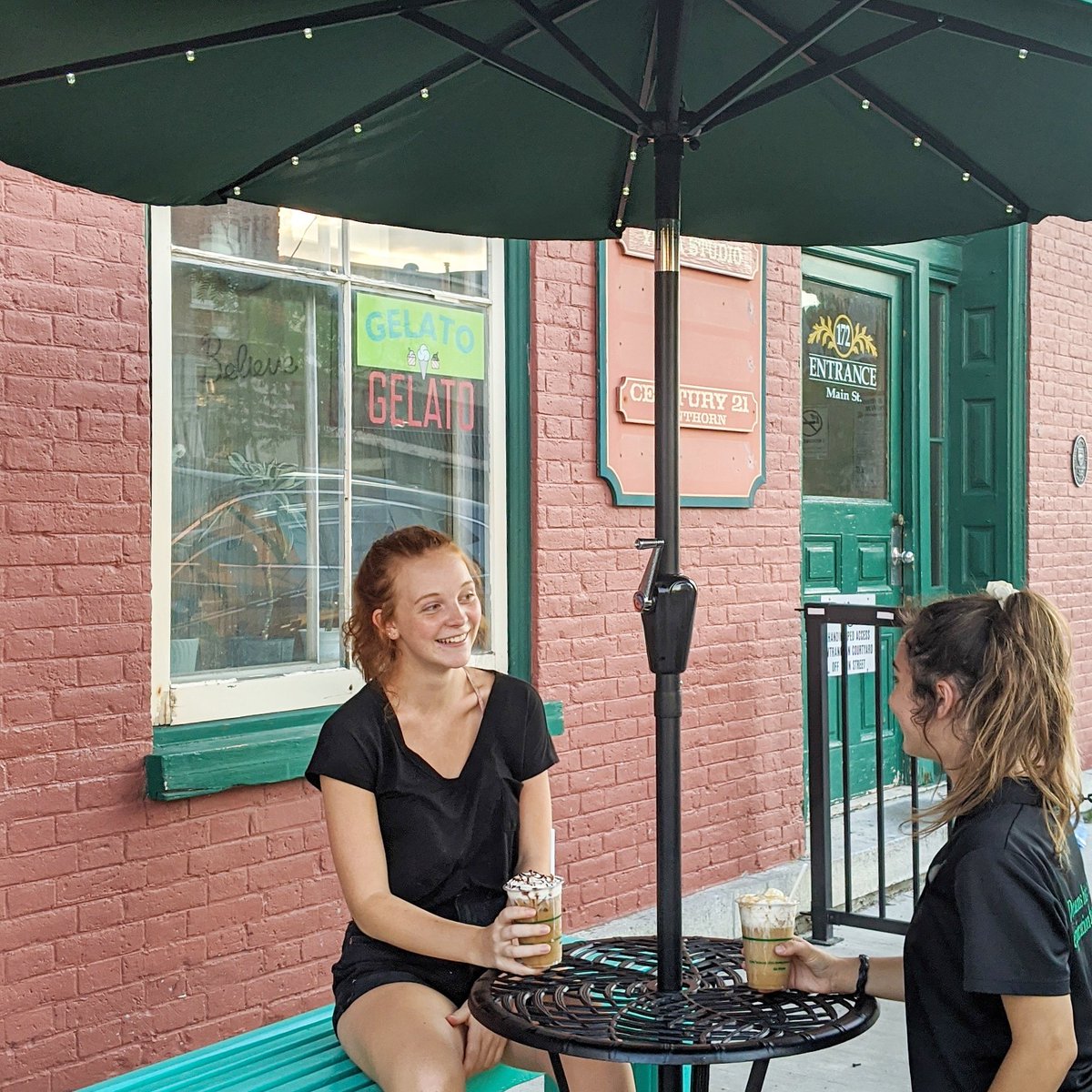 beancountercafe's tweet photo. PATIO IS OPEN ☀️☀️☀️ We now have 3 distanced seating areas on our patio for you to enjoy ⛱️ https://t.co/mKUwHkrBVx