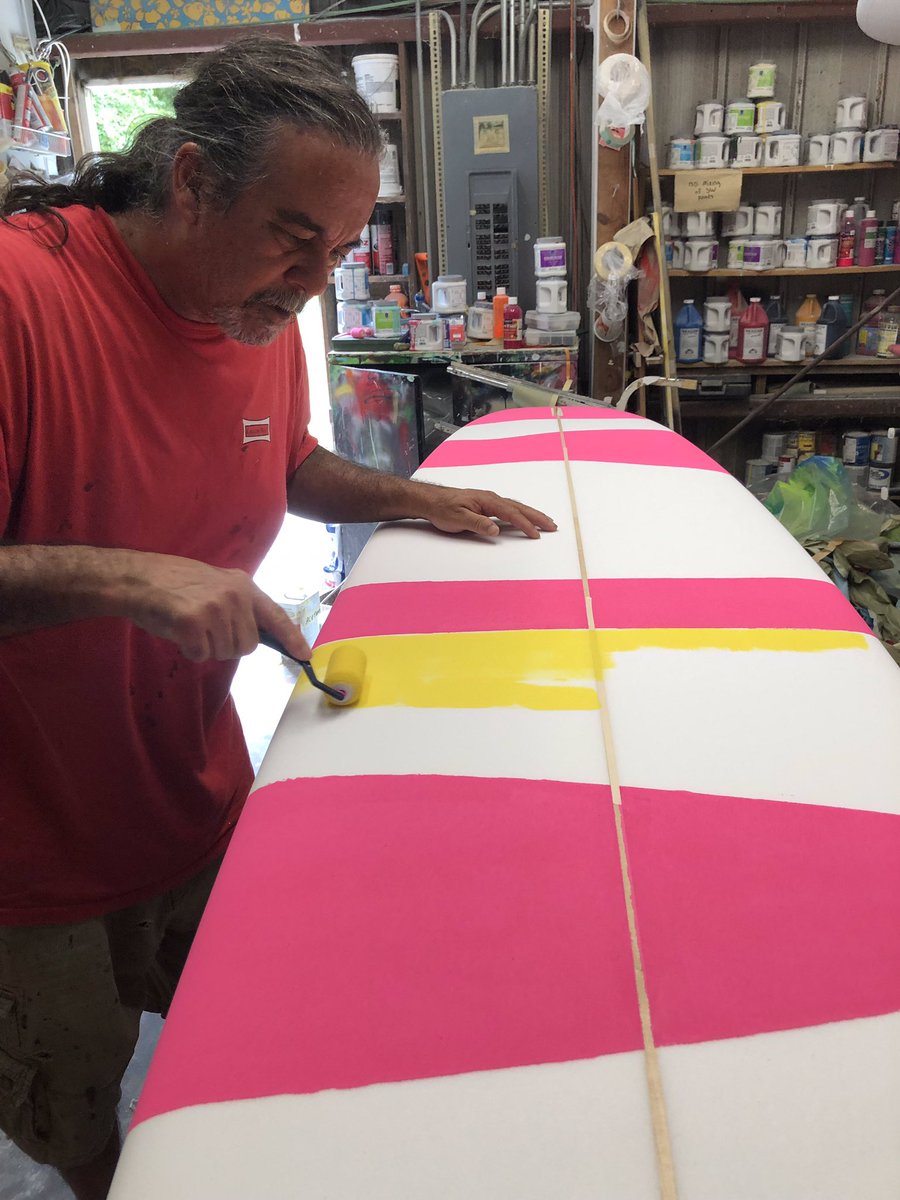 Phase 2!
Should I have asked to go heavier on the hot pink?
#RickyCarrollrocks