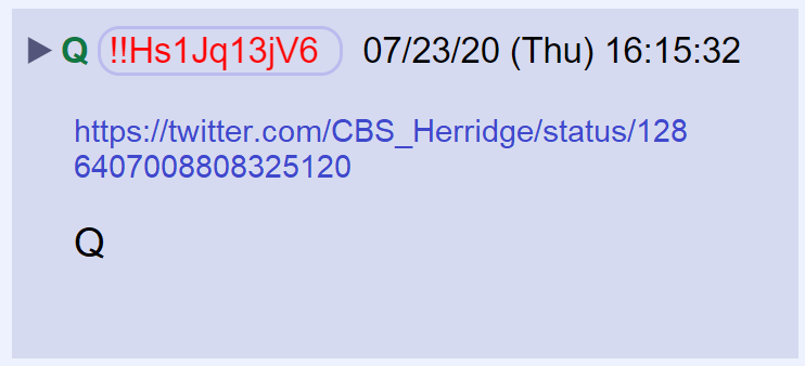 12) Q posted a link to the latest scoop from Catherine Herridge