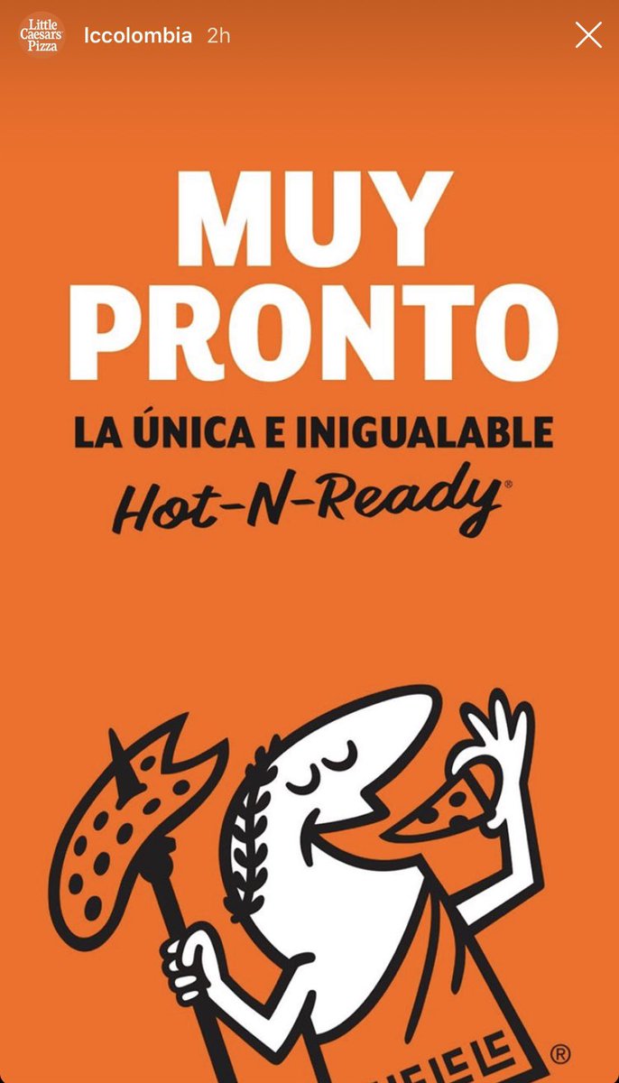 PressJaime's tweet photo. Muy pronto la única e inigualable HOT-N-READY en Colombia.
#PIZZAPIZZA https://t.co/lyEZskYdXc