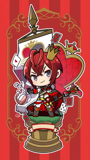 ハーツラビュル寮❤️♠️♦️♣ #ツイステファンアート 