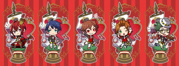 ハーツラビュル寮❤️♠️♦️♣ #ツイステファンアート 
