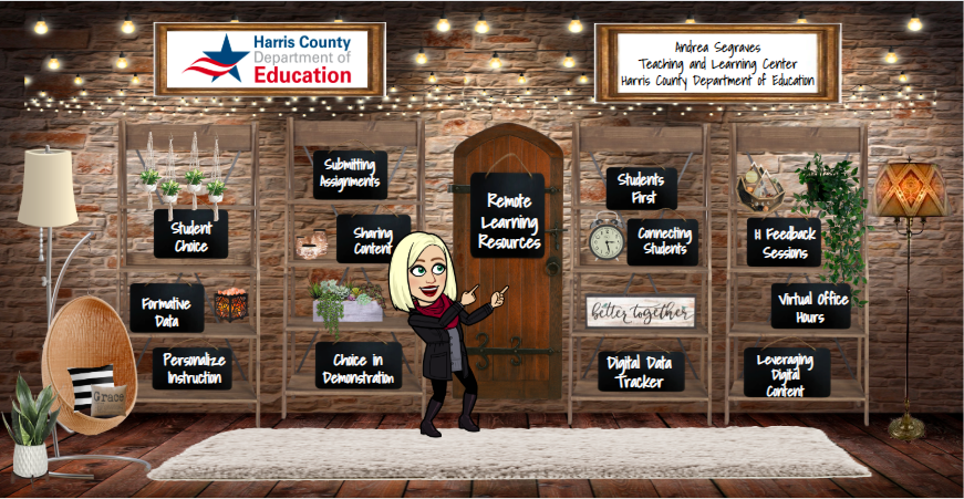 AndreaSegraves's tweet photo. My newest late night obsession... If you are looking for remote learning ideas, strategies, tips, tools... I have compiled the mother lode here!! Click on the link and it will take you to my virtual office with live links to lists of free resources! https://t.co/r4BV5jD6ya https://t.co/I49ZuuCrL6