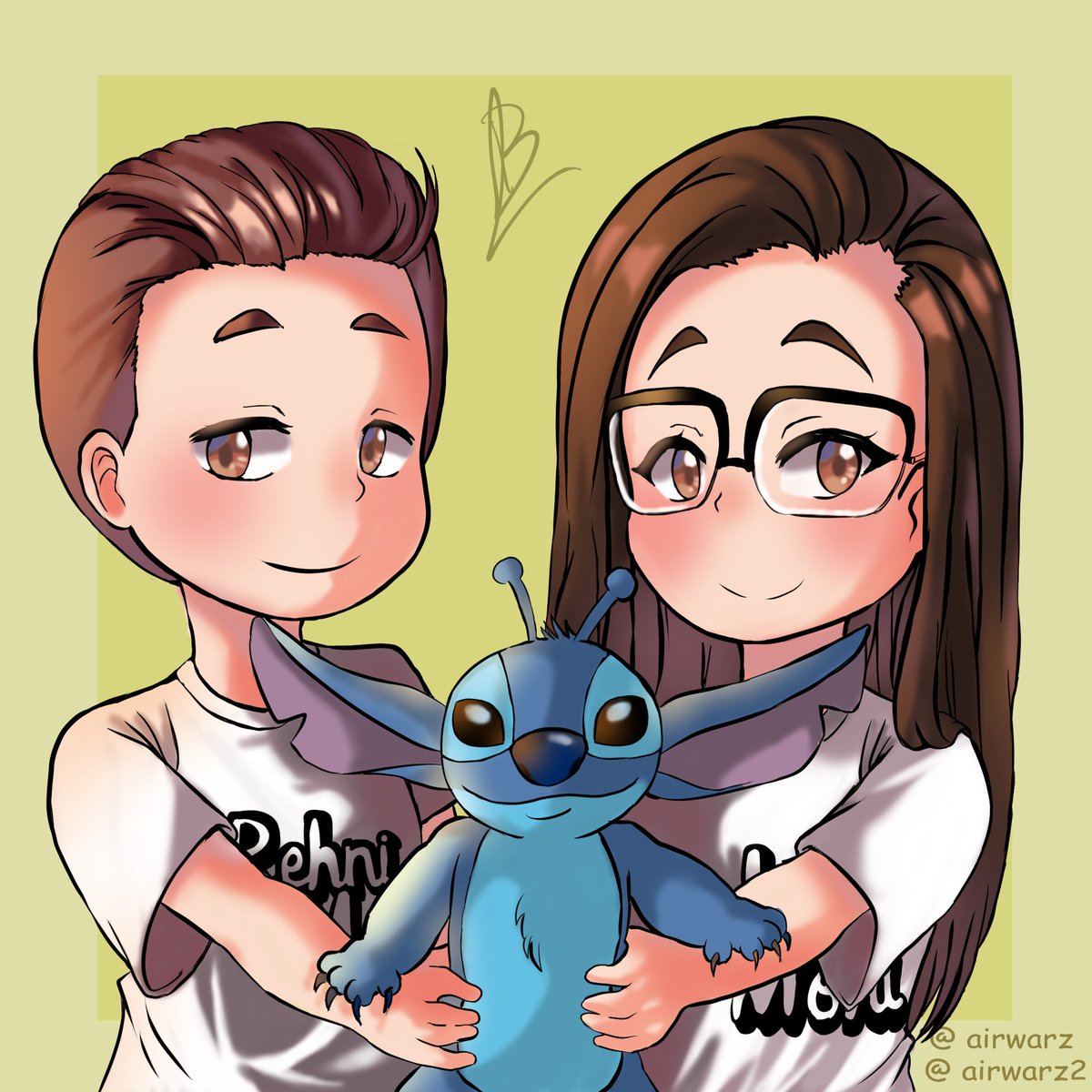 Rag0ne_'s tweet photo. Commission for @RehniMoni @Moni_Kj  @henridurozay  #comission #chibi #chibicommission #digitaldrawing 
#stitch #Disney #fanart #donate https://t.co/5STz9VL6aq