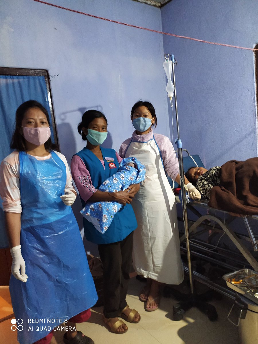 NeiveteuS's tweet photo. Longwa SC-HWC Institutional delivery conducted at 4:45 am both mother and baby is doing good. https://t.co/WaLGbEOjBc