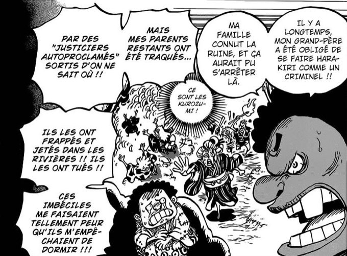 Pour cela il faut revenir sur son passé.Orochi est l'héritier du clan Kurozumi.Suite à la déchéance de son père, il a été contraint à vivre dans la misère, rejeté, détesté et discriminé par tous.