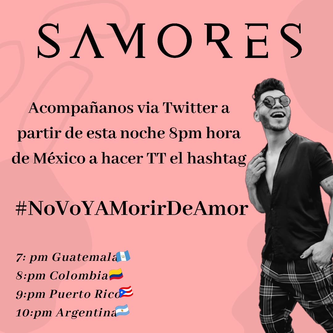 Karla021196's tweet photo. #NoVoyAMorirDeAmor
#Samores
@SAMOALLSTAR Si podemos hacer TT https://t.co/Xr9nCoesTe