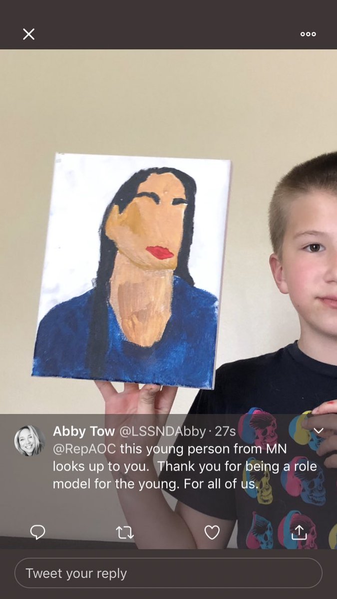 AbbyTow's tweet photo. @AOC Thank you for being a leader for us all. https://t.co/Erbl2MPzTV