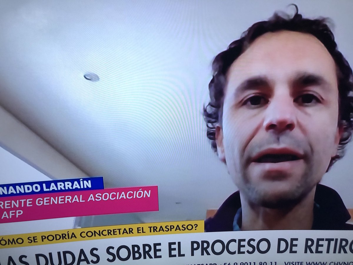 LuisMesina1's tweet photo. El Gerente General de la Asociación de AFP, Fernando Larraín antes de irse del cargo debe cumplir con la exigencia que le hiciera la Comisión de Constitución del Senado, dar a conocer los sueldos millonarios de los ejecutivos y directores de las AFP
⁦@AFPdeChile⁩ 
#NOmasAFP https://t.co/ifaxU2UJRW
