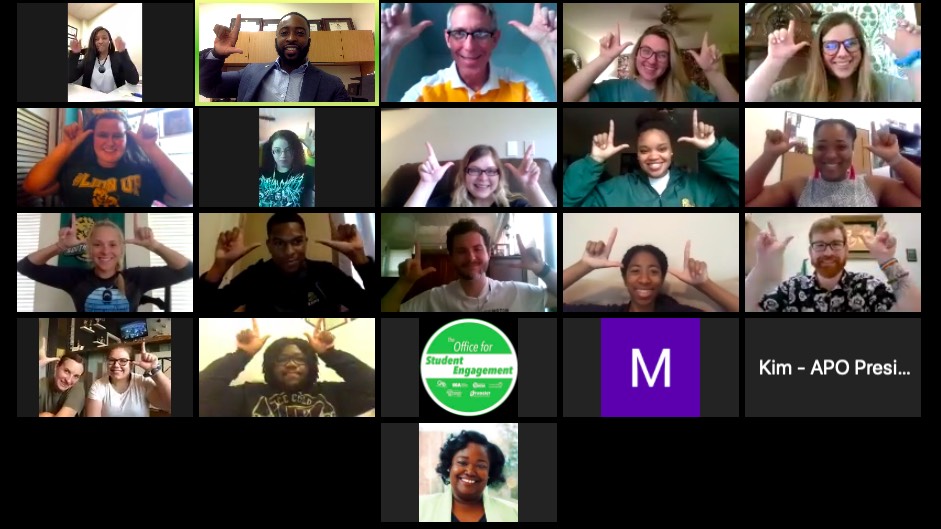 JLCrainLIONUP's tweet photo. It was great to visit with students in today's virtual leadership development program.  We are all looking forward to the time when we can be together again face-to-face on campus.  LION UP! https://t.co/jy03IzzjWu