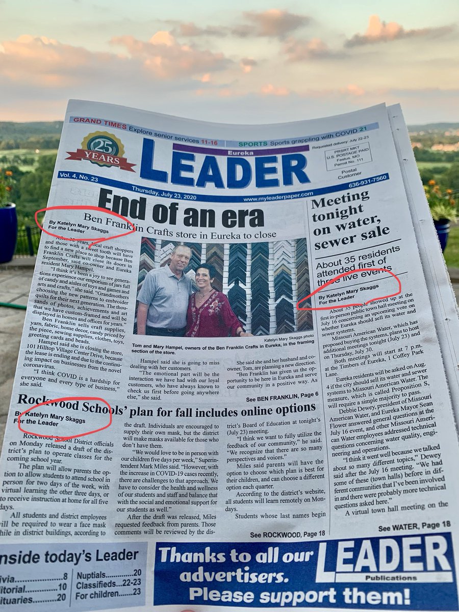 MyLeadFeet's tweet image. @KM_Skaggs there were a good twenty or so words on Page One not written by you #slacker