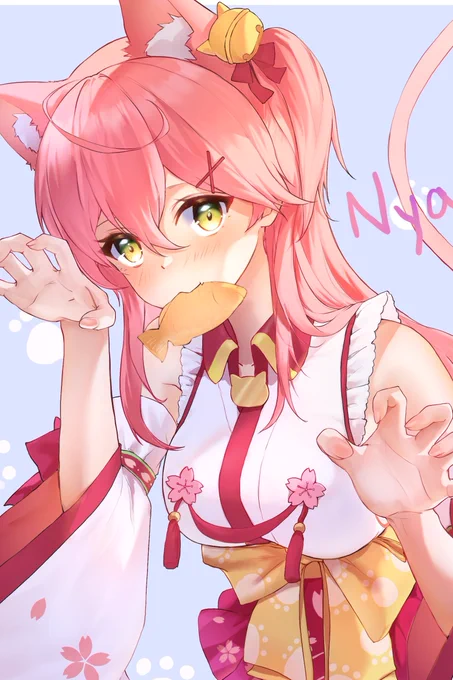 #miko_Art 
Nya~? 