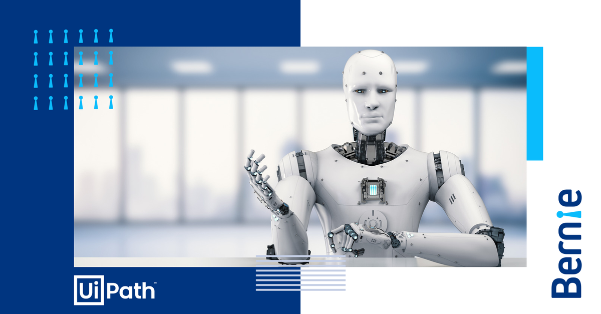On vous présente notre dernière recrue côté back-office. Disponible 24/7 et ultra rapide. Elle s'appelle UiPath.

Bernie, agence immobilière digitale. Retrouvez-nous sur bernie.re

#proptech #digital #immobilier #uipath #hyperautomation #rpa