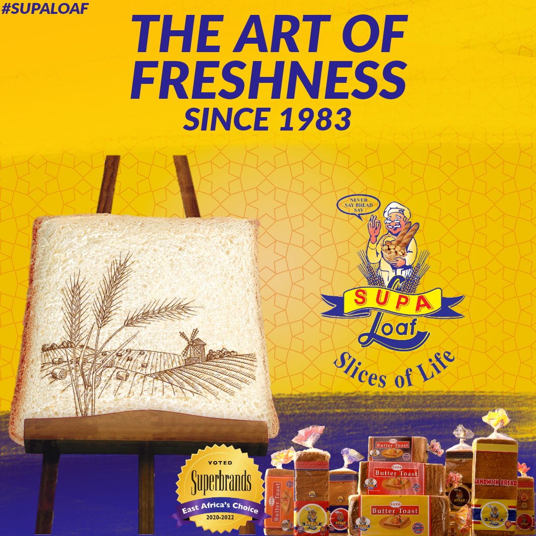 SupaLoafOffcl's tweet photo. Every morning is a chance to start over new. Make the best out of it with the freshness of Supa Loaf 😊👌. Have a blessed day 🙏
#Supaloaf #Slicesoflife #SupaFresh
#Kenya #Uganda #Tanzania #Mombasa #Nairobi #Kampala #Eastafrica #Kisumu #Nakuru #Eldoret #DarEsSalaam #Arusha https://t.co/1VUUl6vSIN