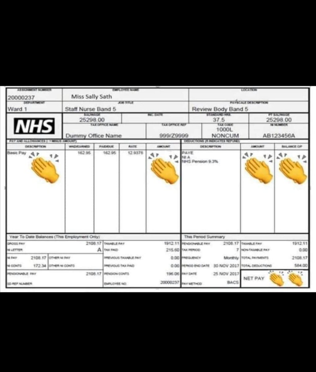 RobertsonAilsa's tweet photo. Thanks @BorisJohnson clapping pays the bills in your mind, if so we would be rich 🤬 https://t.co/KGrR9GzZrg