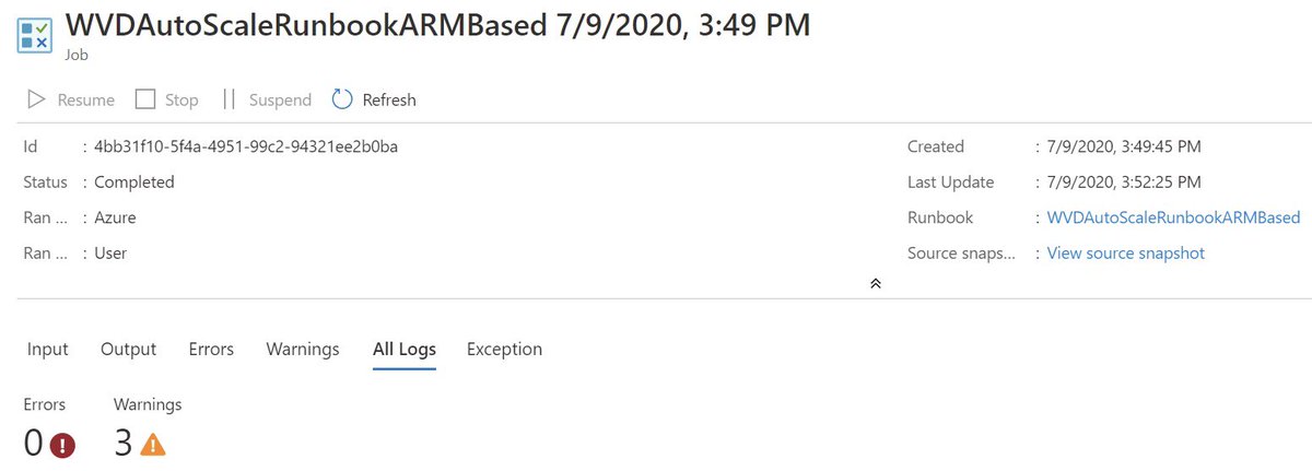 Now available! 💥 We released a new version of the auto-#scaling tool to support the new #ARM-based - Windows Virtual Desktop (#WVD). Read everything about it here: docs.microsoft.com/en-us/azure/vi…