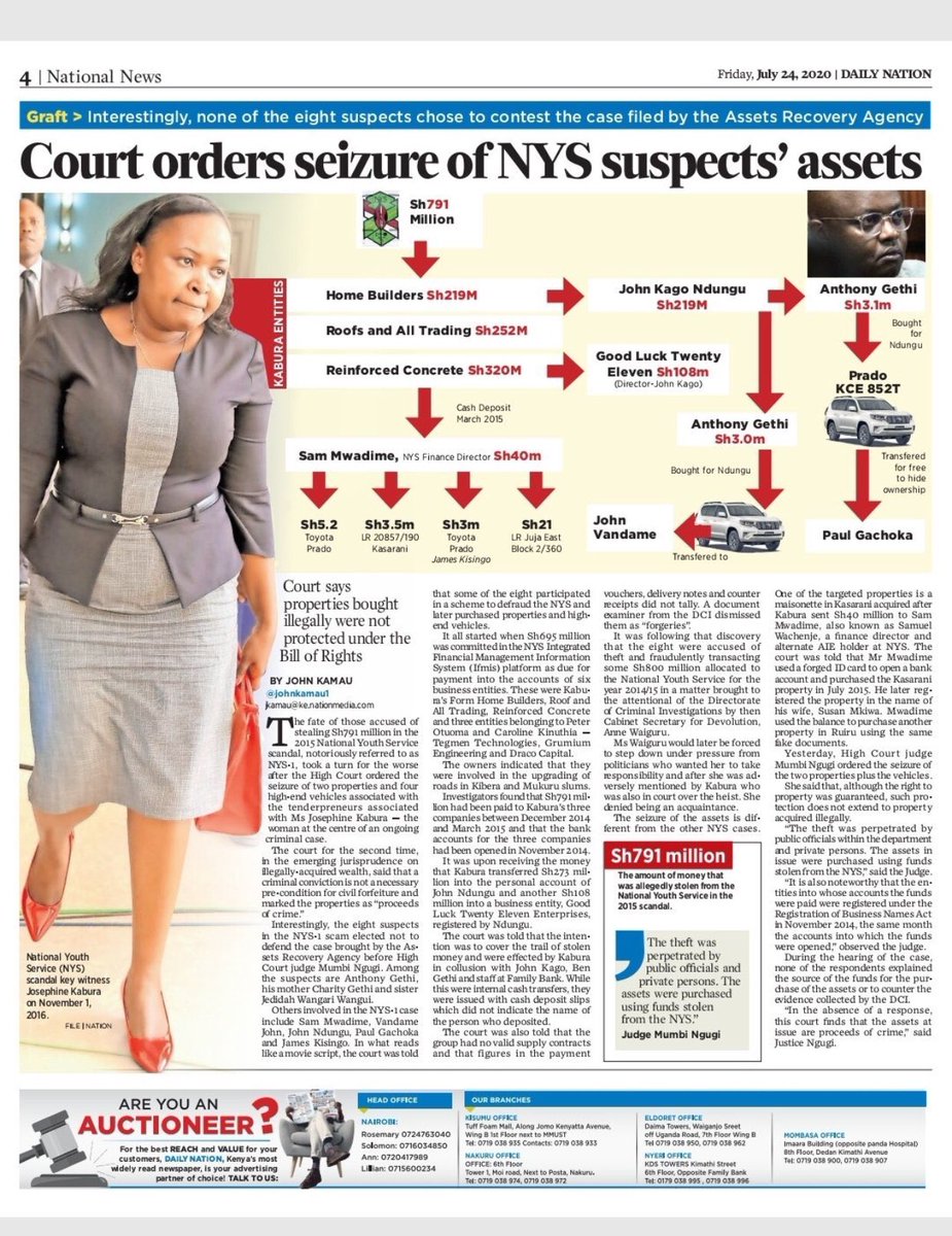 ctnoma's tweet photo. Justice Mumbi Ngugi setting precedent for BOLDLY leading the judiciary on anti-corruption cases. kudos @Kenyajudiciary https://t.co/J1or8uIrkO