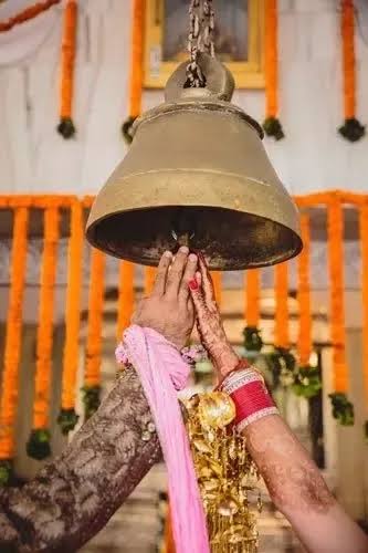 Ringing Buddhist Bell in Nepali Temple Stock Image - Image of close,  hinduist: 50444889