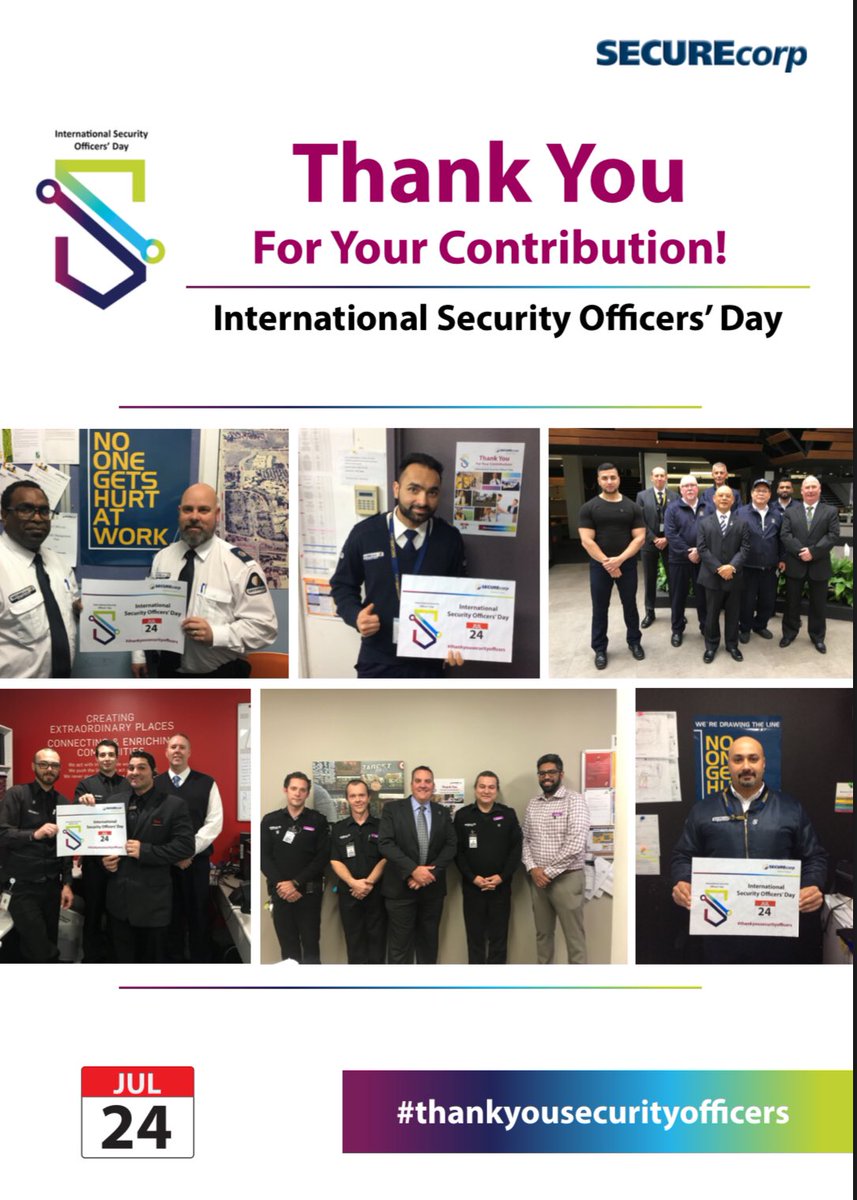 ASIS_PDC's tweet photo. #thankyousecurityofficers https://t.co/nvU6ZsLO3v