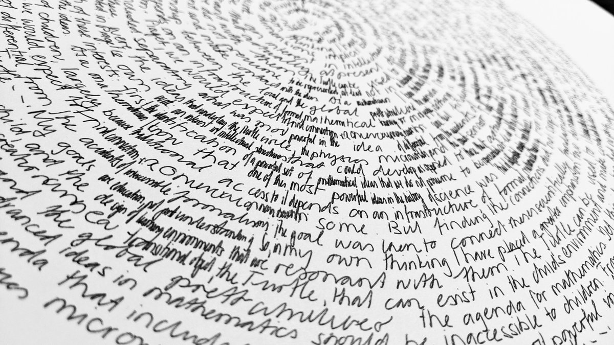 liviopacifico's tweet photo. "Ode to the Turtle". Synthesized handwriting plotted by #axidraw. Text by Seymour Papert. So many of us started programming with #LogoLanguage...
#plottertwitter https://t.co/NdKaoysri7