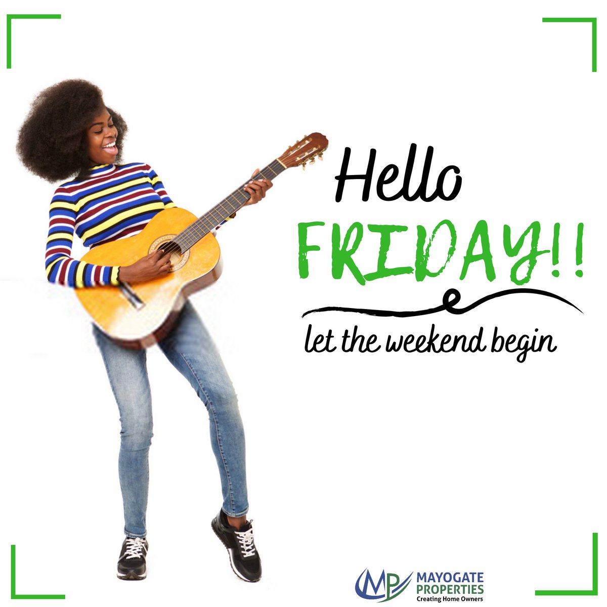 MayogateP's tweet photo. Friday rocks because it symbolizes the end of the work week and kick starts the weekend...........#TGIF #smilingfriday
#weekendparole #rocknroll #mayogateproperties https://t.co/NvwMahKhTn