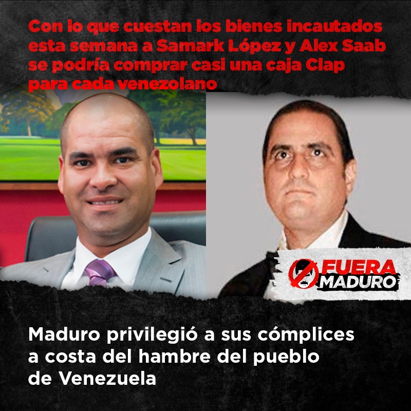 QuinteroCristop's tweet photo. La Fiscalía Colombiana incautó este miércoles 7 bienes del testaferro de Maduro y jefe del guiso de los CLAP, Alex Saab, valorados en $9.6 millones de dólares. Entre ellos un apartamento de $7.7 Millones.  #CorruptosCausanMiseria https://t.co/91hG5v81Fb