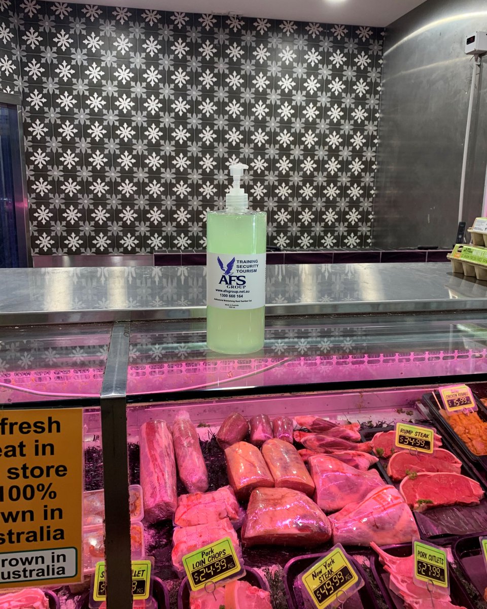 Matt_Harrison01's tweet photo. AFSgroup supporting local business Coota Valley Meats in Engadine with our hand sanitiser for their customers
#AFSgroup
#buylocal
#smallbusiness
#CootaValleyMeats
#COVIDcompliant
#open4business https://t.co/5RQg1XI7rI