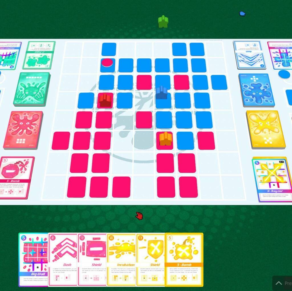 HeroLeagueNY's tweet photo. Finished building the play environment on tabletopia.

I'm playing in 1v1 professional mode (with 2 decks).

I have a feeling that this mode will be a brain-boiling experience that only board games can provide.

In August, I'm going to switch decks and refine the rules for t… https://t.co/wAJZTqHUBC